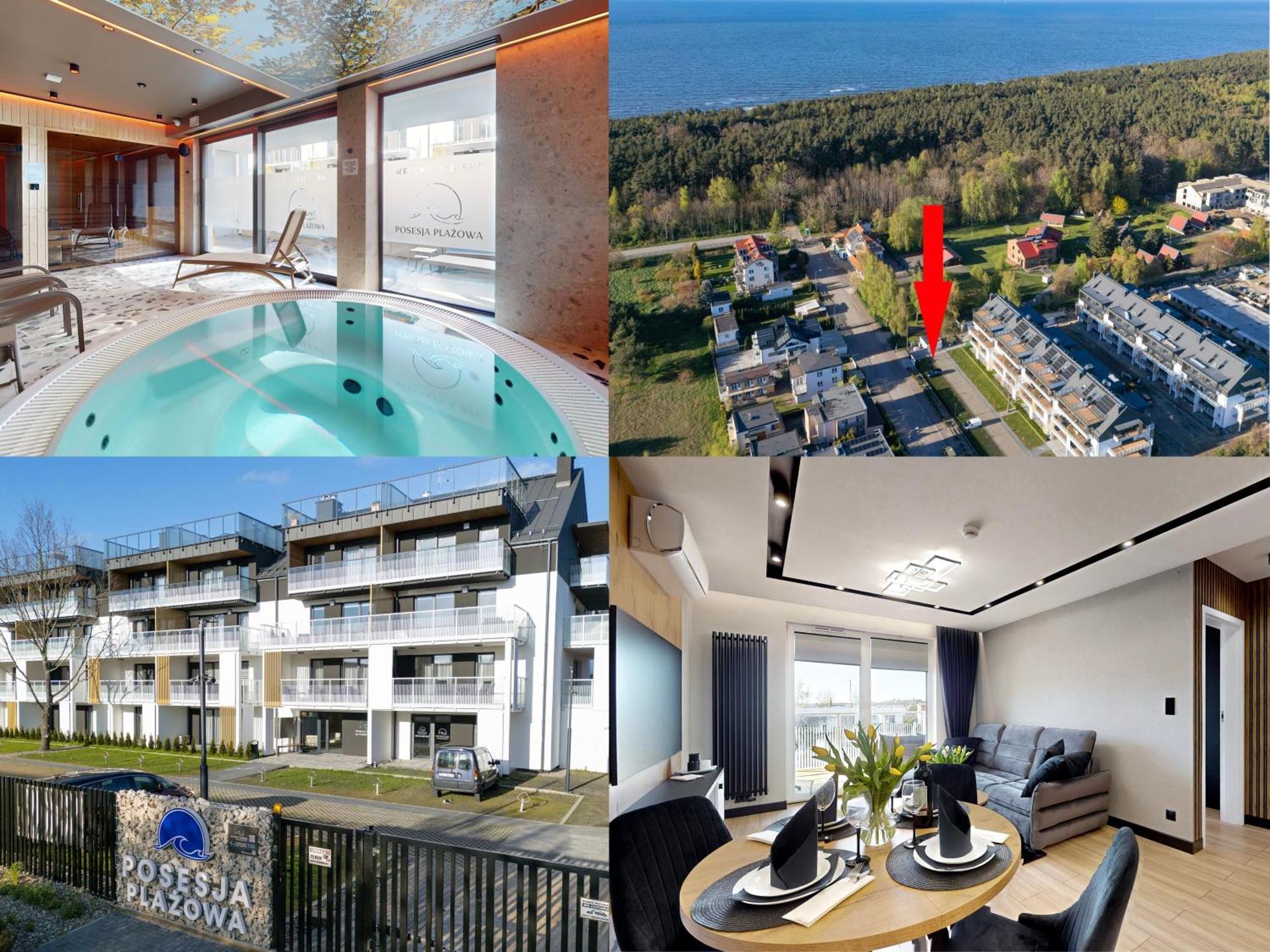 Sloneczne Tarasy Apartaments & Spa Grzybowo  Esterno foto